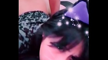 Preview 3 of Lesbian Squide - Morena mexicana con orejas de gato cogida delicioso