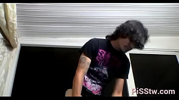 Preview 1 of Tenant Sucks - Powerful jerking and pissy solo