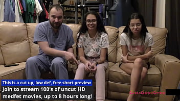 Preview 4 of Jodi West Stepson3 - Angel Santanas 2022 Yearly Gyno Exam With Doctor Tampa &amp_ Chaperone Nurse Aria Nicole Caught Of Hidden Camers At GirlsGoneGyno Reup