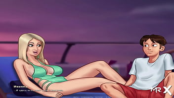 Preview 2 of Dasi Randi Magi - SummertimeSaga - sex on a yacht in the room E4 #98