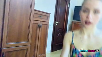 Preview 1 of Peron Sex 2017 - Horny stepsister loves to suck her stepbrother&#039_s cock until he gets all his cum out and swallows it