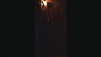 Preview 3 of Xvieocom - Nudist Exhibitionist man/male taking moon photos IN THE NUDE Outdoors/outside - MASTURBATING OUTSIDE NAKED - Nude outside at night in front of peeping neighbors - voyeur
