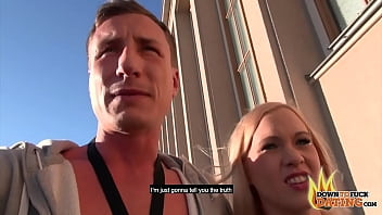 Preview 1 of Gede Yang - PublicSexDate - Sexy Blonde Slut Celina Davis Gets DP by BWC In Public Restroom