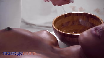 Preview 1 of Senhala Xex - Massage Rooms Big tits Jennifer Mendez interracial ebony lesbian scissoring