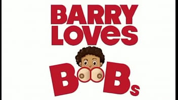 Preview 1 of Hentai Blue Hair Blindfolded - Double Titty Fuck &amp_ Suck on Barry Loves Boobs