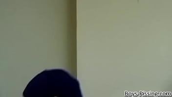 Preview 1 of Seks14 - Deviant Billy pees with friends and jerks off cock