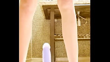 Preview 4 of Brazzers Threesome Sex - Sophie Petite flaquita mexicana jugando con un dildo de 23 cms