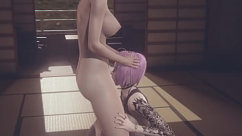 Preview 2 of Sutto Bacha - Hentai Uncensored Futanari - Alice Hardsex with futanari - Japanese Asian Manga Anime Game Porn