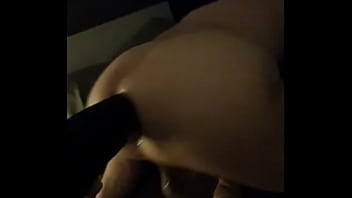 Preview 4 of Dani Daniels Old Videos - Big Black Dildo Play