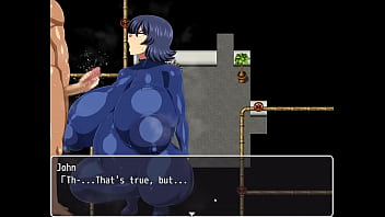 Preview 2 of Hd Swinger Tube - Shipwrecked Spaceship Todoroki [Monthly Patreon choice Hentai game] Ep.16 pregnant woman gives a handjob ending with a beautiful bukkake