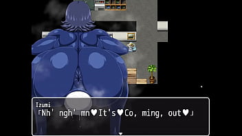 Preview 1 of Hd Swinger Tube - Shipwrecked Spaceship Todoroki [Monthly Patreon choice Hentai game] Ep.16 pregnant woman gives a handjob ending with a beautiful bukkake