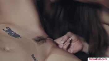 Preview 4 of Hot Pork Romantic - Two horny milfs lick waitress wet pussy