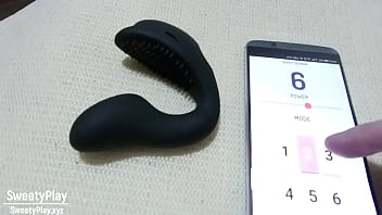 Preview 1 of Geysl Sex - Remote control my vibrator in outdoor restaurant