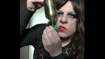 Preview 2 of Amai Liu Facebash - crossdressing bisexual gay mark wright will never get tired of swallowing piss take 13