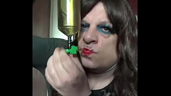 Preview 4 of Amai Liu Facebash - crossdressing bisexual gay mark wright will never get tired of swallowing piss take 13