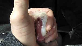 Preview 4 of Busy Schoolgtil - Denpenn with cum around dick head