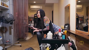 Preview 1 of 69 Sax Hd - ModelMedia Asia-Barber Shop Bold Sex-Ai Qiu-MDWP-0004-Best Original Asia Porn Video