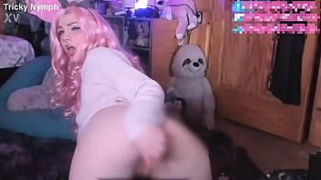 Preview 2 of Xnxx Usa Boobs Big Big Ass - Bunny Carrot DP and Anal Fuck Machine (Preview)