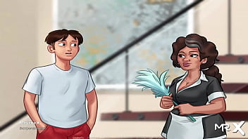 Preview 1 of Pain Handjobs - SummertimeSaga - Having Fun With The Maid E4 #90