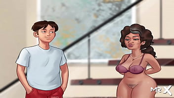 Preview 4 of Pain Handjobs - SummertimeSaga - Having Fun With The Maid E4 #90