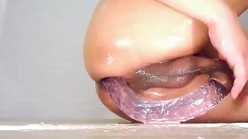 Preview 4 of Khara Mia - Long Dildo Penis and Anus
