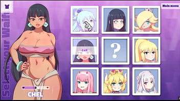 Preview 1 of Sarap Sex - Waifu Hub [PornPlay Parody Hentai game] Emilia from Re-Zero couch casting - Part1 first time porn shooting for that innocent elf
