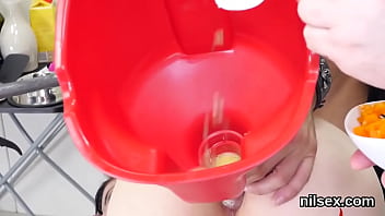 Preview 2 of Anal Mom Slipng - Slutty cutie is brought in asshole loony bin for uninhibited therapy