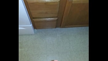 Preview 1 of Tube Ho - Jacking off until I cum on Michelle&#039_s kitchen floor