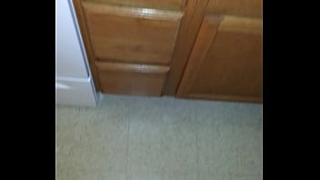 Preview 4 of Tube Ho - Jacking off until I cum on Michelle&#039_s kitchen floor