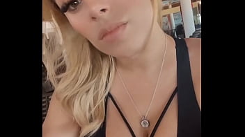 Preview 3 of Mom Finger His Assistant - Boobs angela in black bikini