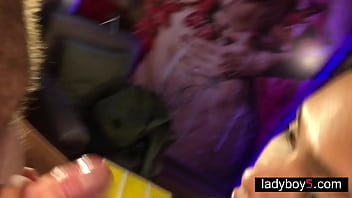 Preview 3 of Hd Porn Garl Sex In Dog - Nervous Asian teen ladyboy amateur POV blowjob and hardcore anal sex