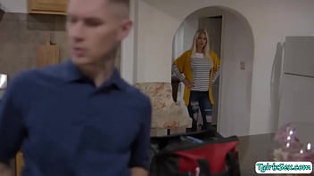 Preview 4 of English Hdsaxy - Blonde ts Emma Rose bareback anal studs ass and ass rimming