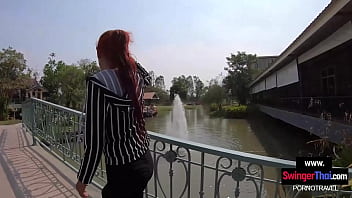 Preview 1 of Americansex Young - Cute big ass amateur Thai girlfriend blowjob and fucking on top once home