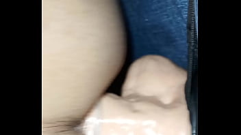 Preview 2 of Hollwood Sex Moves - Wife pegging her man with a huge dildo