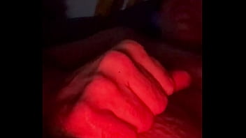 Preview 4 of Gay Sex Bra - Rubbing my throbbing,  huge cock and edging...