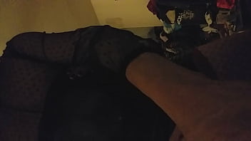 Preview 4 of Teen Got Squirt - Kitty Kat gets her Big Girlie Cock Scked by a Crossdresser