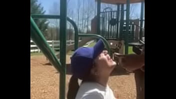 Preview 2 of School Indya Giral - Submissive latina skipping class to deepthroat bbc at the park