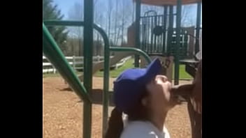 Preview 1 of School Indya Giral - Submissive latina skipping class to deepthroat bbc at the park