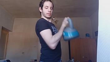 Preview 1 of Muslim Xxx Shool 2018 Bik Gels - Gergely Molnar - Big shooting after workout