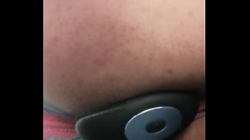 Preview 2 of Mom And Son Bathroom Videos - vibrador tanga en silla