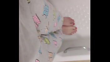 Preview 1 of Clitorus Lick - Pee myself in my pajamas