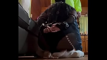 Preview 3 of In Kicthen Japan - Wife&rsquo_s shows off soles while sucking multiple guys