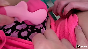 Preview 3 of Wife Big Tits Fucking - Busty Lesbian Nympho Sunny Lane Pleases Milf Vicky Vette With Odd Toy!