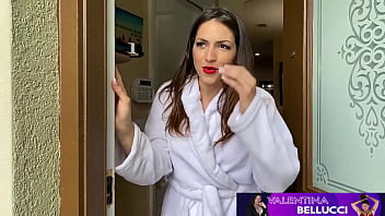 Preview 1 of Swami Sex - Step Dad Is Getting Seduced by his Brunette Italian Step Daughter with Big Tits