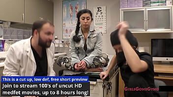 Preview 3 of Jepun Menyusu - Jasmine Rose Gets Humiliating Gyno Exam Required For New Students By Doctor Tampa &amp_ Nurse Stacy Shepard! Tampa University Entrance Physical movies @ GirlsGoneGyno Reup
