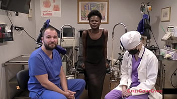 Preview 3 of Boob Shake Dance - Rina Arem Gets Yearly Gyno Exam Physical From Doctor Tampa &amp_ Nurse Stacy Shepard EXCLUSIVELY At GirlsGoneGyno Reup