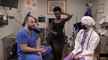 Preview 4 of Boob Shake Dance - Rina Arem Gets Yearly Gyno Exam Physical From Doctor Tampa &amp_ Nurse Stacy Shepard EXCLUSIVELY At GirlsGoneGyno Reup