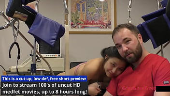 Preview 3 of Xx Hd Videos Mia Kholifa Xx Hd - Doctor Tampa Give Bratty Asian Girl Raya Nguyen Her 1st Gyno Exam With Speculum ONLY At GirlsGoneGyno Reup