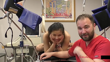 Preview 4 of Xx Hd Videos Mia Kholifa Xx Hd - Doctor Tampa Give Bratty Asian Girl Raya Nguyen Her 1st Gyno Exam With Speculum ONLY At GirlsGoneGyno Reup