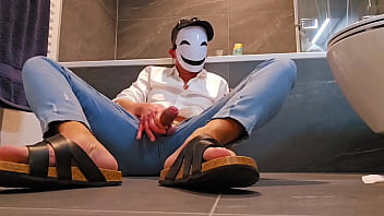 Preview 4 of Gina Depalma - Twink wanks in jeans and birkenstock
